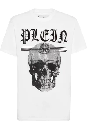 Philipp Plein Camiseta Skull con apliques de cristal