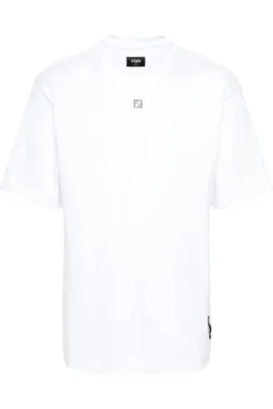 Fendi Camiseta con placa FF
