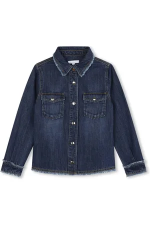 Chloé Camisa vaquera con detalle deshilachado