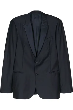 Giorgio Armani Blazer con motivo en jacquard 2000