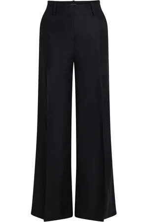 Karl Lagerfeld Pantalones anchos de talle alto