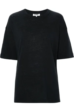 YMC Camiseta con cuello redondo
