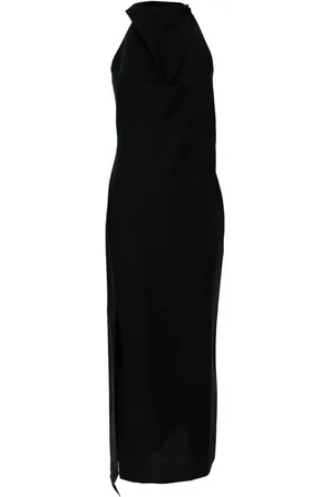 Rohe Vestido largo con cuello halter
