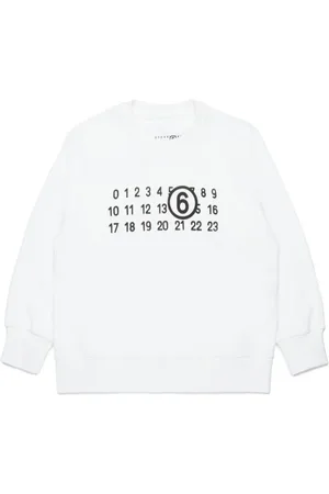 Maison Margiela Sudadera con estampado Numbers