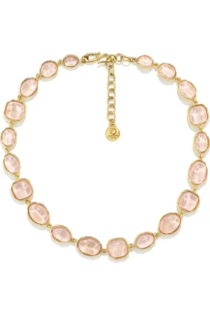 Goossens Collar Cabochons bañado en oro