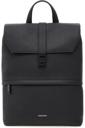Salvatore Ferragamo Mochila con logo en relieve