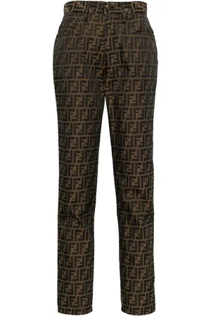 Fendi Pantalones tapered Zucca