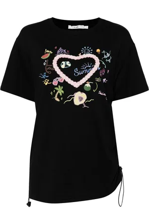 B+AB Camiseta con estampado gráfico