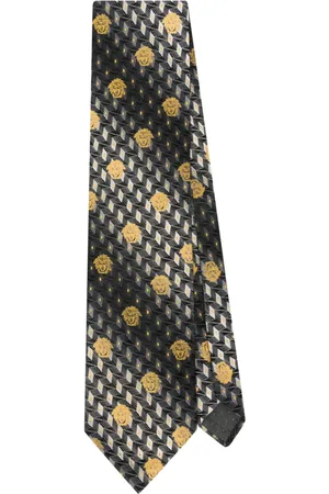 VERSACE Corbata con motivo de cabeza de Medusa 1990