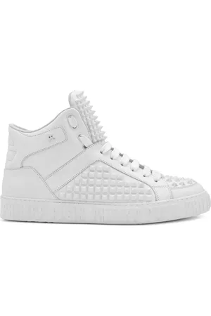 Philipp Plein Zapatillas mid-top con efecto de pinchos