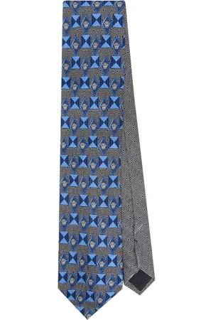 VERSACE Corbata con motivo de cabeza de Medusa 1990