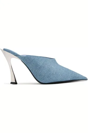 MUGLER Mules vaqueros con puntera en punta