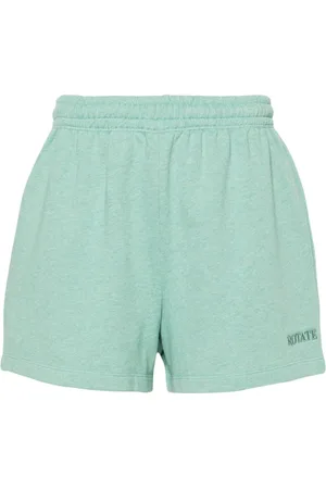 ROTATE Pantalones cortos de chándal con logo bordado