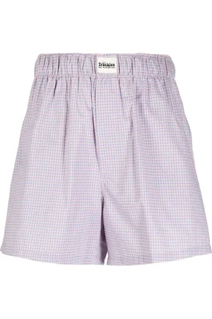 Natasha Zinko Pantalones cortos a cuadros gingham