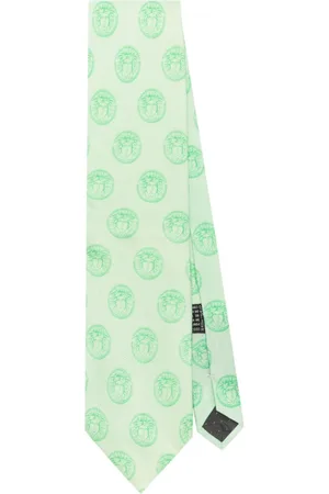VERSACE Corbata con motivo de cabeza de Medusa 1990