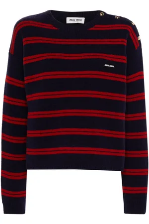 Miu Miu Jersey de punto a rayas