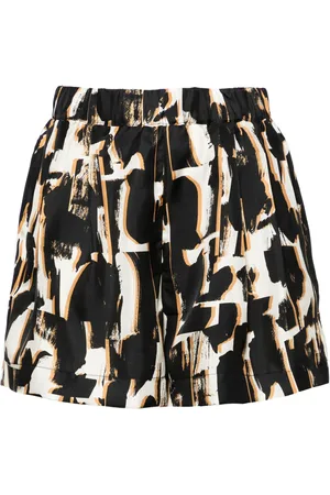 ASCENO Shorts Zurich con estampado abstracto