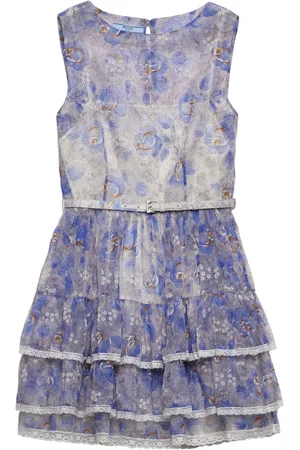 Prada Vestido corto con estampado floral