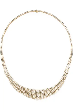 Anita Collar Selene en oro amarillo de 18 ct con diamantes