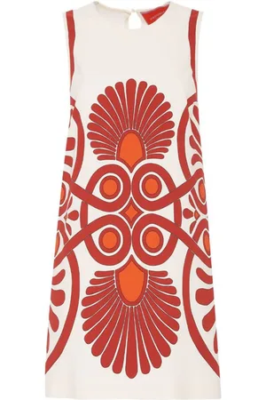 La DoubleJ Vestido Medallion con estampado geométrico