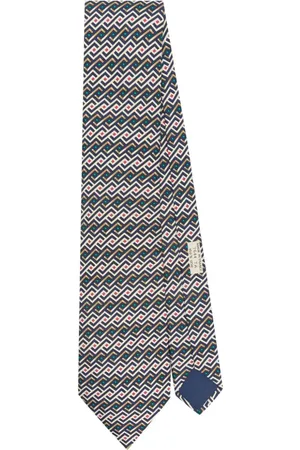 Hermès Corbata con estampado abstracto 2010
