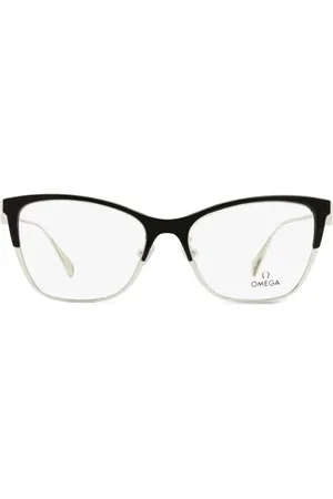 Omega Gafas con montura estilo mariposa