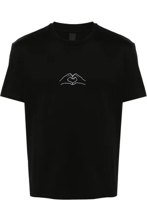 Neil Barrett Camiseta con estampado de corazón