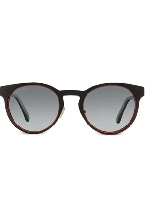 Omega Matte-finish round-frame sunglasses