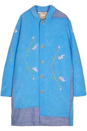 BY WALID Abrigo con bordado floral