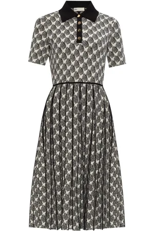 Tory Burch Vestido midi con motivo abstracto