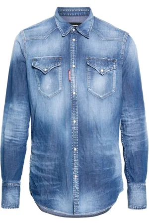 Dsquared2 Camisa vaquera con efecto lavado