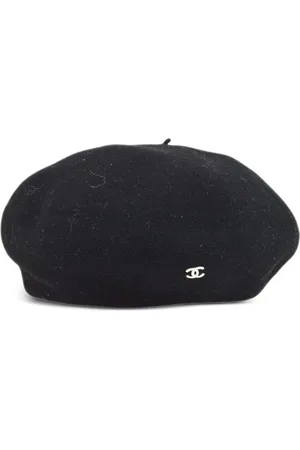 CHANEL Boina con logo CC 1990-2000