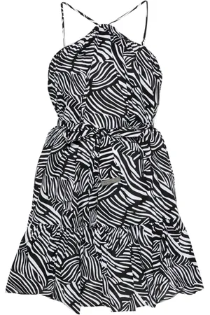 Michael Kors Vestido corto con estampado de cebra