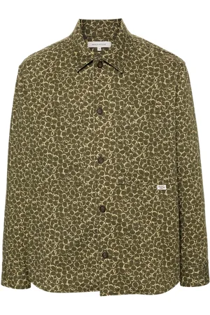 Maison Kitsuné Sobrecamisa con estampado floral