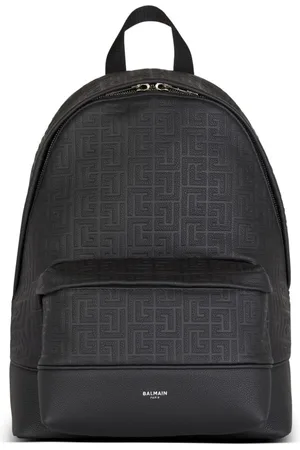 Balmain Mochila con efecto granulado