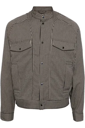 Emporio Armani Chaqueta bómber a rayas