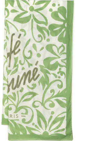 Maison Kitsuné Fular con motivo floral