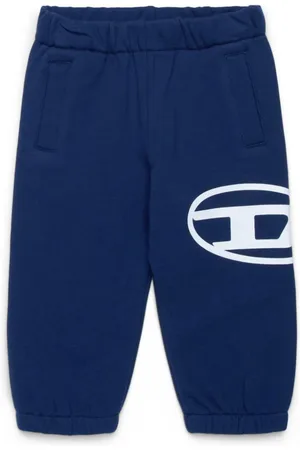 Diesel Pantalones de chándal con logo Oval D