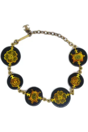 CHANEL Pulsera Turtle con cuentas 1990-2000