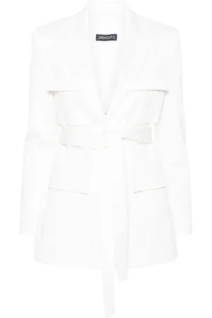 DRHOPE Chaqueta con botones y cinturón