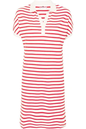 Tommy Hilfiger Vestido tipo polo a rayas Bengala