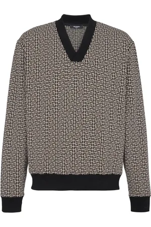 Balmain Sudadera Mini con monograma en jacquard