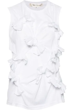 Comme des Garçons Top sin mangas con detalle de nudo