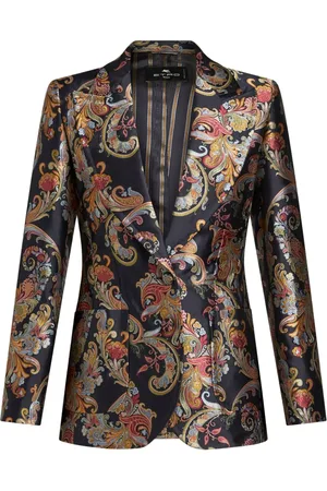 Etro Chaqueta con estampado de cachemira