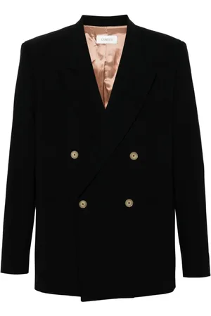 LANEUS Blazer con doble botonadura