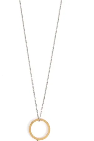 Maison Margiela Collar con colgante de anillo y logo Star