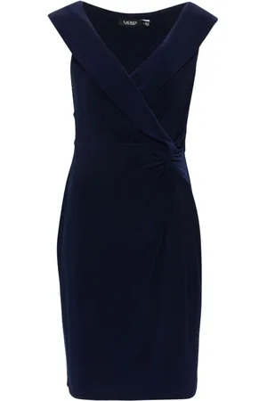 Ralph Lauren Vestido corto con detalle fruncido