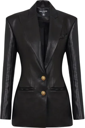 Balmain Blazer con solapas de pico
