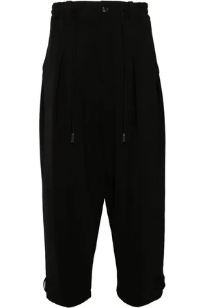SONGZIO Pantalones con dobladillo vuelto