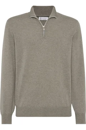 Brunello Cucinelli Polo con cremallera